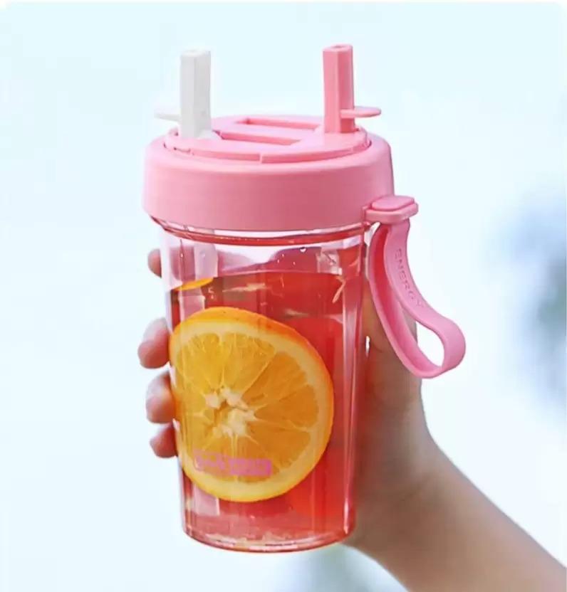 Hot & Cold Drink Bottle with Double Straws – 1000ml